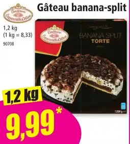 Norma Gâteau banana-split offre