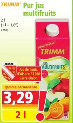 Norma TRIMM® Pur jus multifruits offre