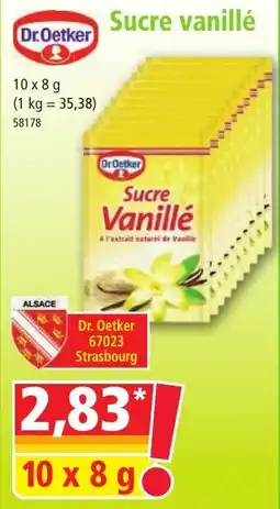 Norma Sucre vanillé offre