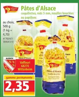 Norma Pâtes d'Alsace offre