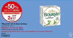 Monop' Boursin - ail & fines herbes offre