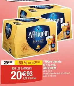 Cora x Carrefour Affligem - bière blonde 6,7 % vol offre