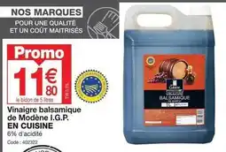 Promocash En cuisine - vinaigre balsamique de modène i.g.p offre