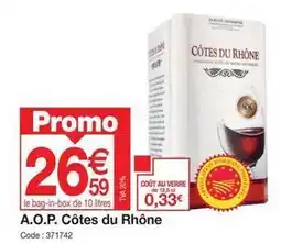 A.o.p. côtes du rhône