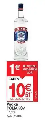 Promocash Poliakov - vodka offre