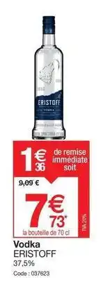 Promocash Eristoff - vodka offre