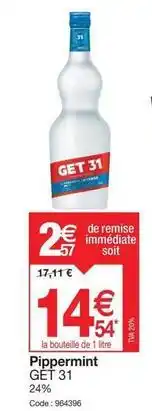 Promocash Get 31 - pippermint offre