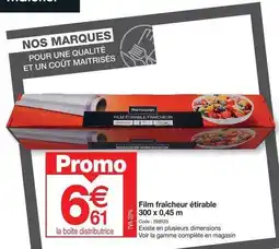 Film fraîcheur étirable