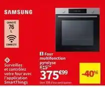 Conforama Samsung - four multifonction pyrolyse offre