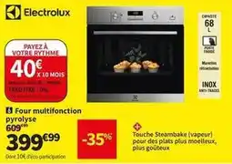 Conforama Electrolux - four multifonction pyrolyse offre