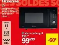 Conforama Hisense - micro-ondes gril offre