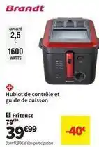 Conforama Brandt - friteuse offre