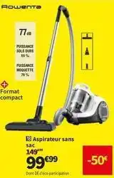 Conforama Rowenta - aspirateur sans sac offre
