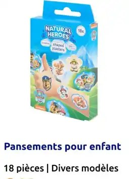 Action Pansements pour enfant offre