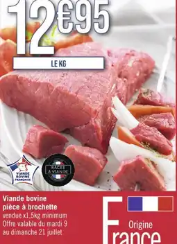 Géant Casino Viande bovine pièce à brochette offre