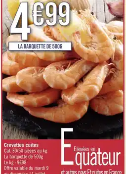 Géant Casino Crevettes cuites offre