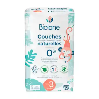 Carrefour Market BIOLANE Couches naturelles offre