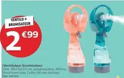 Gifi Ventilateur brumisateur offre