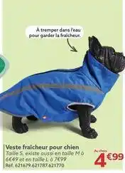 Gifi Veste fraîcheur pour chien offre