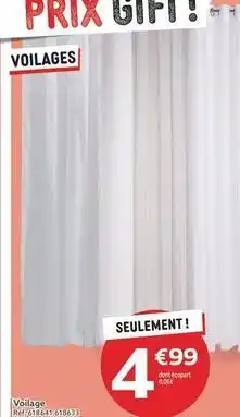 Gifi Voilage offre