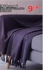 Gifi Jeté de canapé offre