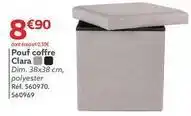 Gifi Pouf coffre clara offre