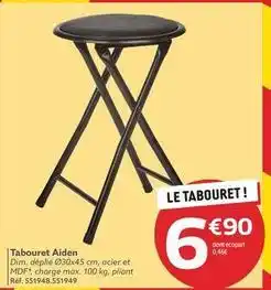 Gifi Tabouret aiden offre