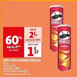 Auchan Supermarché Pringles - chips tuiles original offre