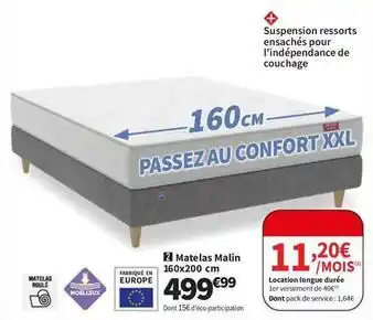 Conforama Matelas malin offre