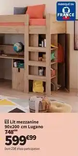 Conforama Lit mezzanine lugano offre