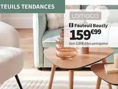 Conforama Lomoco - fauteuil boucly offre