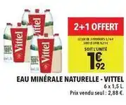 Supeco Vittel - eau minerale naturelle offre