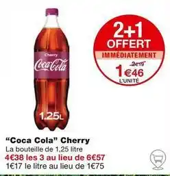 Monop' Coca cola - cherry offre