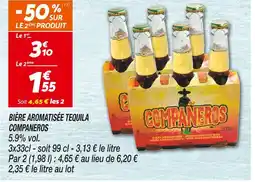 Netto COMPANEROS BIÈRE AROMATISÉE TEQUILA offre