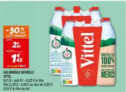 Netto VITTEL EAU MINÉRALE NATURELLE offre