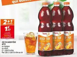Netto NETTO ICED TEA SAVEUR PÊCHE offre