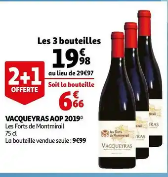 Auchan Vacqueyras aop 2019 offre