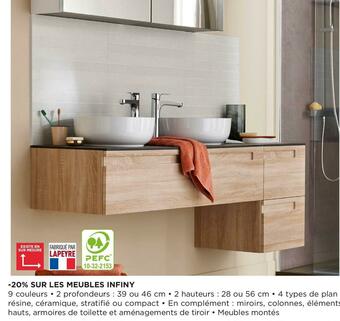 Lapeyre Bon plan sur les meubles infiny offre