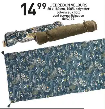 L'édredon velours