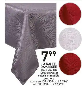 Stokomani La nappe damassée offre