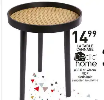 Stokomani La table cannage offre