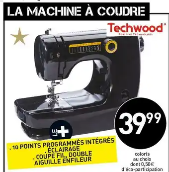 Stokomani Techwood la machine à coudre offre