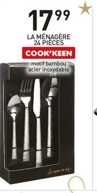 Stokomani Cook'keen la ménagère 24 pièces offre