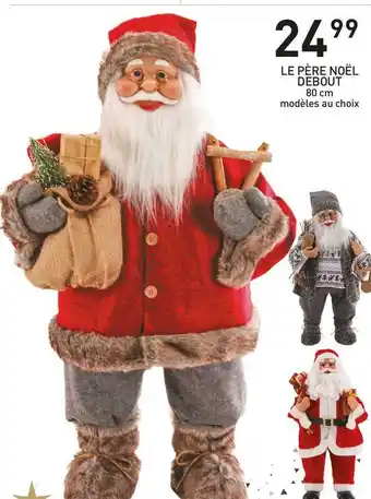 Le père noël debout