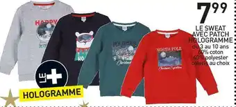 Stokomani Le sweat avec patch hologramme offre