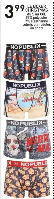 Le boxer christmas