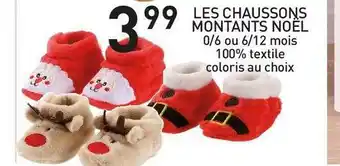 Les chaussons montants noël