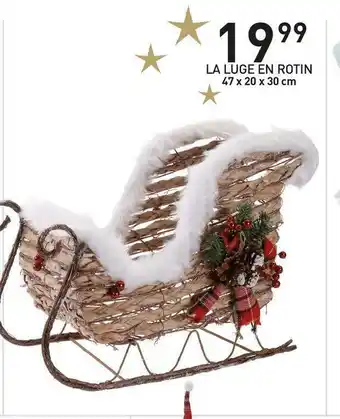 La luge en rotin