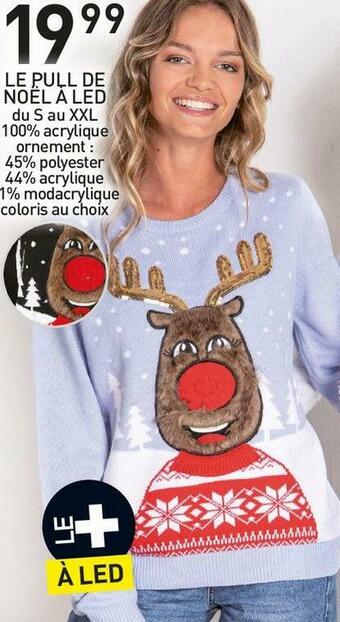 Stokomani Le pull de noël à led offre