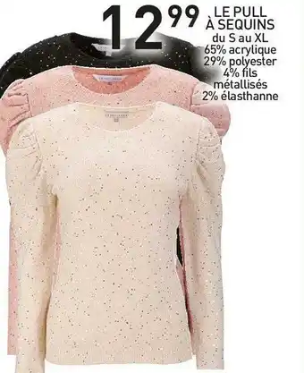 Stokomani Le pull à sequins offre